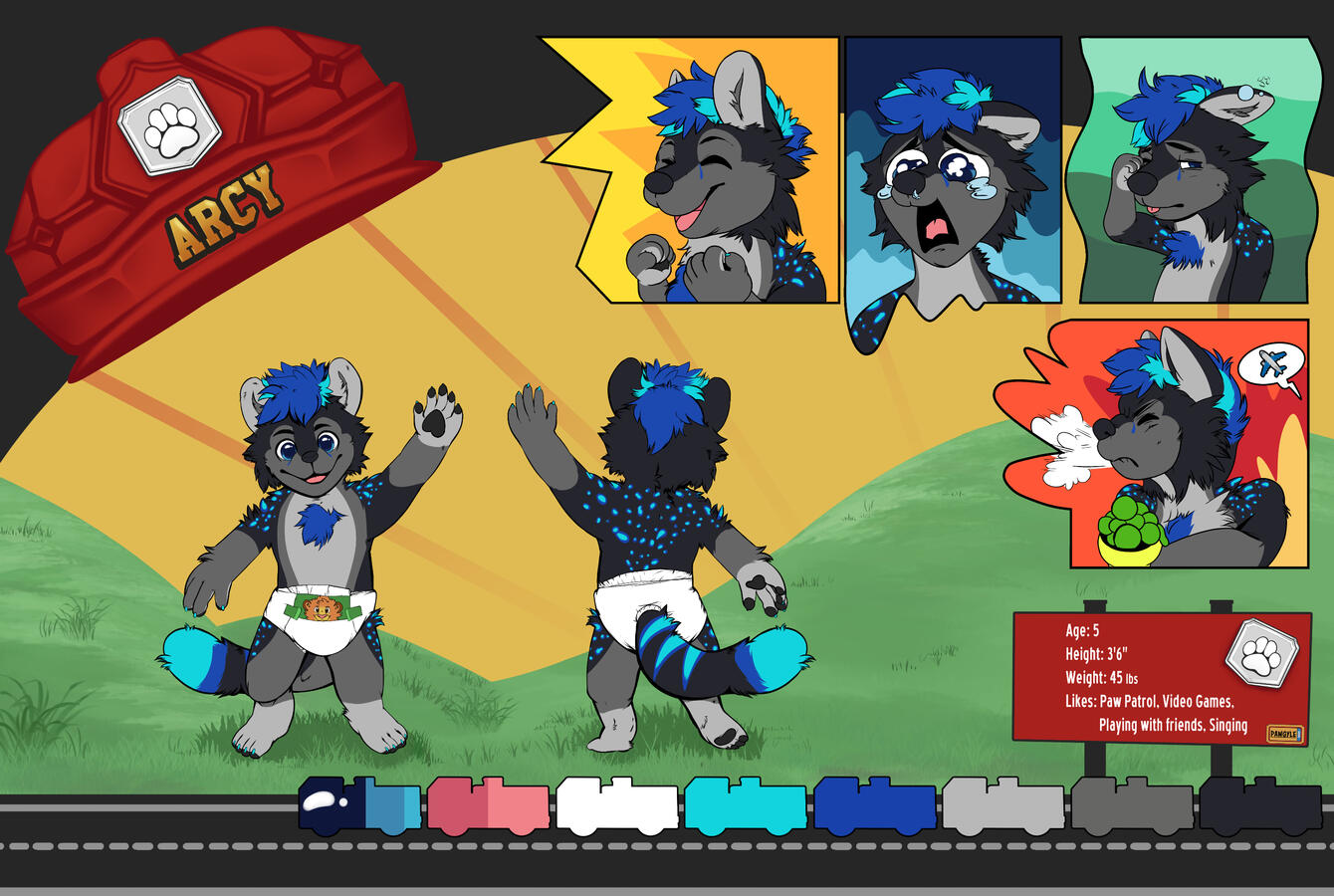 2 full bodies + 4 expressions= $350